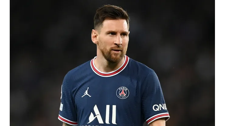 Lionel Messi en un encuentro con PSG.