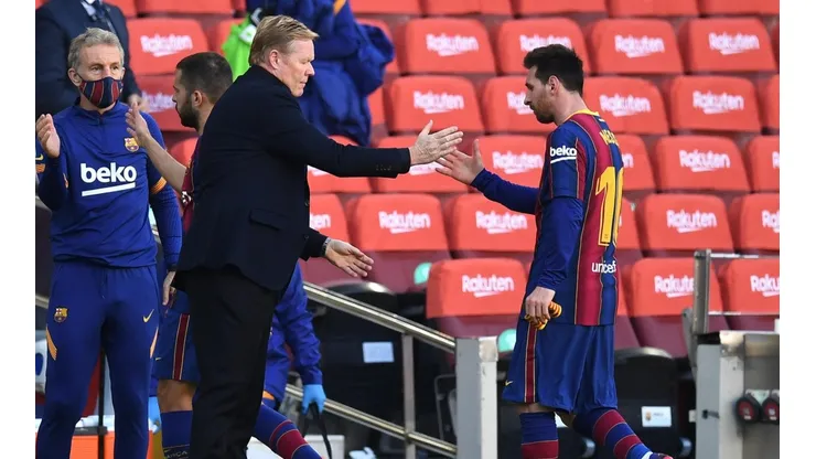 Lionel Messi, Ronald Koeman
