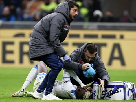 Dura baja para Napoli: Osimhen fue operado tras el terrible cabezazo
