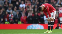 Cristiano Ronaldo en un encuentro con Manchester United.