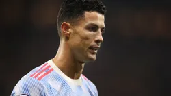 Cristiano Ronaldo en un encuentro con Manchester United.