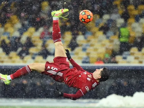 El increíble gol de chilena de Robert Lewandowski