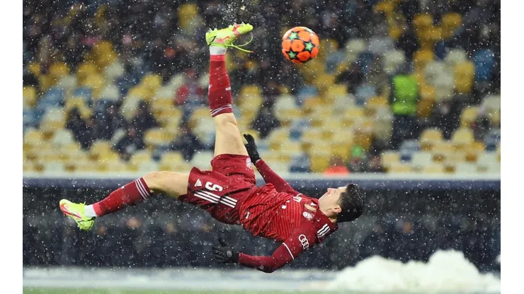 Chilena de Robert Lewandowski