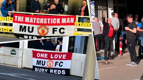 Fans de Manchester United en Villarreal.