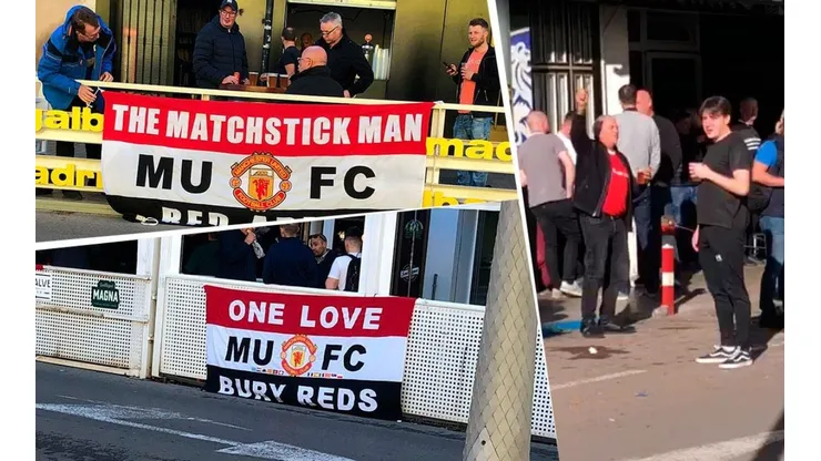 Fans de Manchester United en Villarreal.