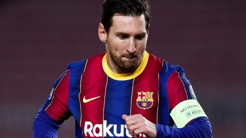 Lionel Messi en un encuentro con Barcelona.