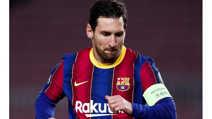 Lionel Messi en un encuentro con Barcelona.