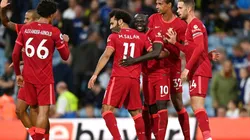 Jugadores del Liverpool.