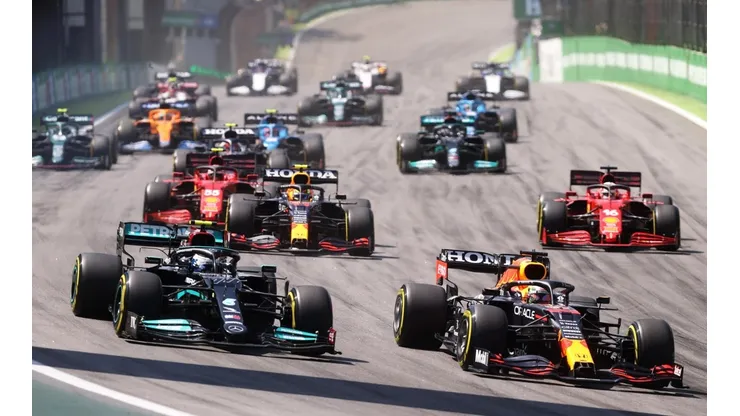 Así fue la largada en Brasil la semana pasada, ¿qué pasará en el Gran Premio de Qatar? (Foto: Getty Images).