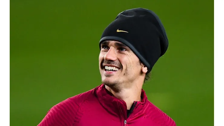 Antoine Griezmann en su paso por Barcelona.
