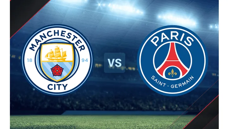 Manchester City vs. PSG por la Champions League.