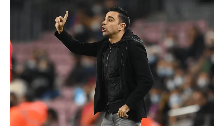 Xavi en dirección de Barcelona.