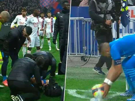 Video | Lamentable agresión en la Ligue 1: Payet recibió un proyectil en su rostro