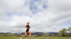 Olympian Emma Coburn Trains At Home During Coronavirus Pandemic
