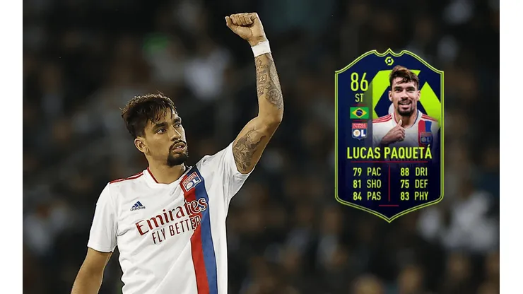 FIFA 22: Lucas Paquetá es el POTM de la Ligue 1 en Ultimate Team