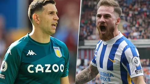 Aston Villa vs. Brighton por la Premier League (Fotos: Getty).