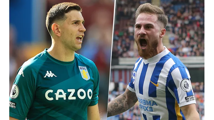 Aston Villa vs. Brighton por la Premier League (Fotos: Getty).