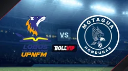 Lobos UPNFM vs. Motagua por la Liga Nacional de Honduras.