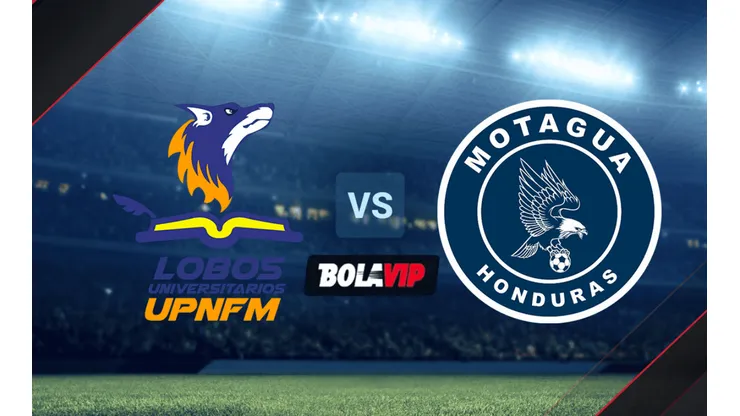 Lobos UPNFM vs. Motagua por la Liga Nacional de Honduras.