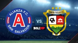 Alianza vs. Santa Tecla por la Liga Mayor de El Salvador.