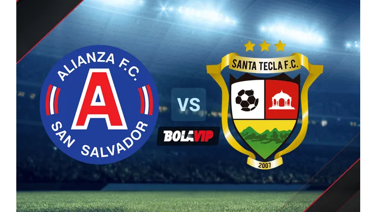 Alianza vs. Santa Tecla por la Liga Mayor de El Salvador.