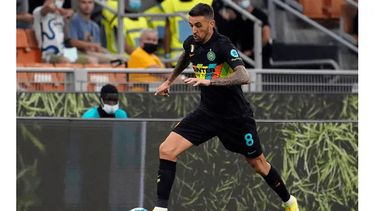 Vecino en acción con Inter