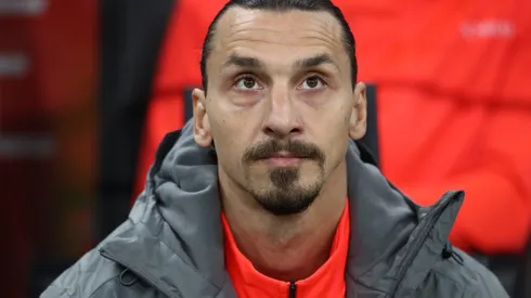 Zlatan Ibrahimovic en un encuentro con AC Milan.