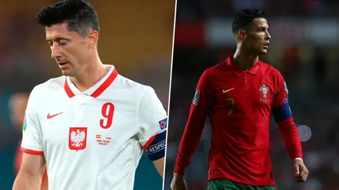 Robert Lewandowski y Cristiano Ronaldo.