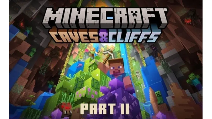 Minecraft le pone fecha al lanzamiento de Caves & Cliffs Part II