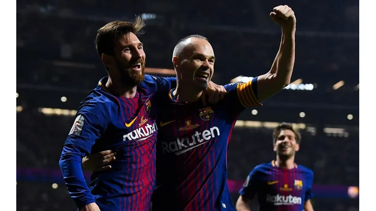 Lionel Messi y Andrés Iniesta