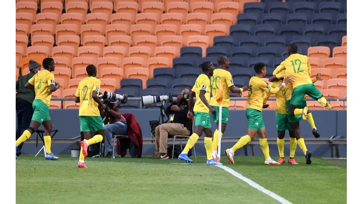 Jugadores de Sudáfrica.