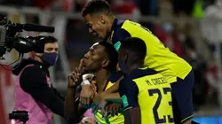 Pervis Estupiñán, el autor del primer gol de Ecuador.