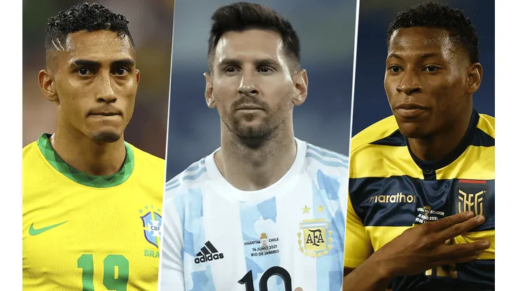 Tabla de posiciones de las Eliminatorias Conmebol. (Fotos: Getty Images).