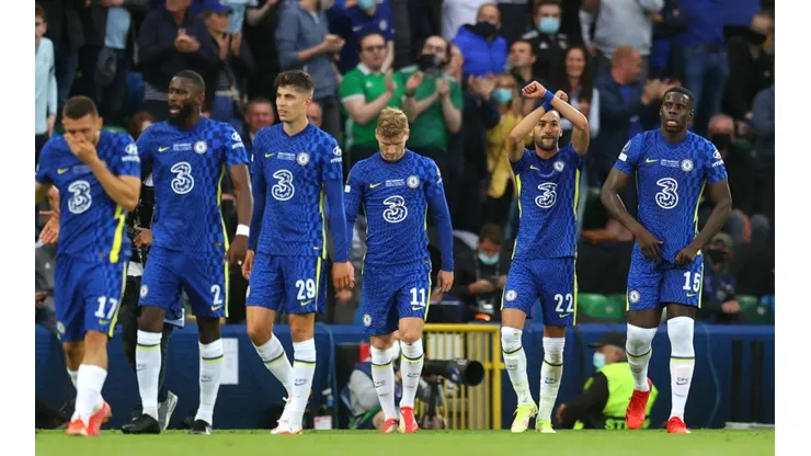 Jugadores del Chelsea.