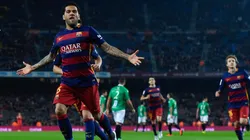 Dani Alves en su primer ciclo en Barcelona.