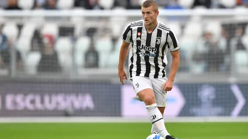 Matthijs de Ligt en un encuentro con Juventus.