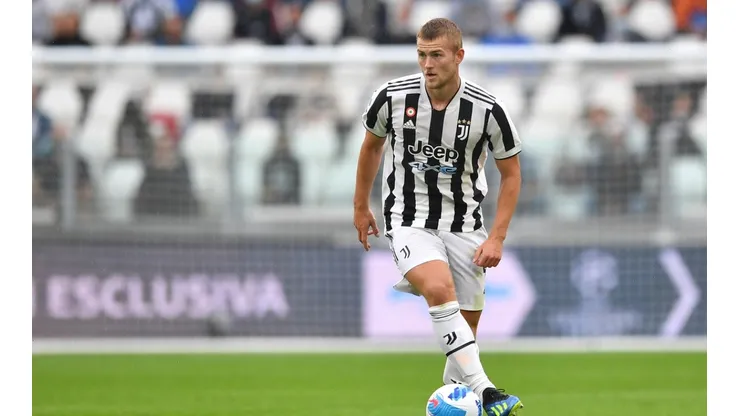 Matthijs de Ligt en un encuentro con Juventus.