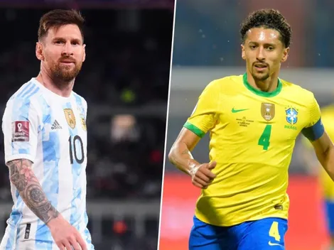 Eliminatorias Conmebol: las alineaciones confirmadas para Argentina vs Brasil