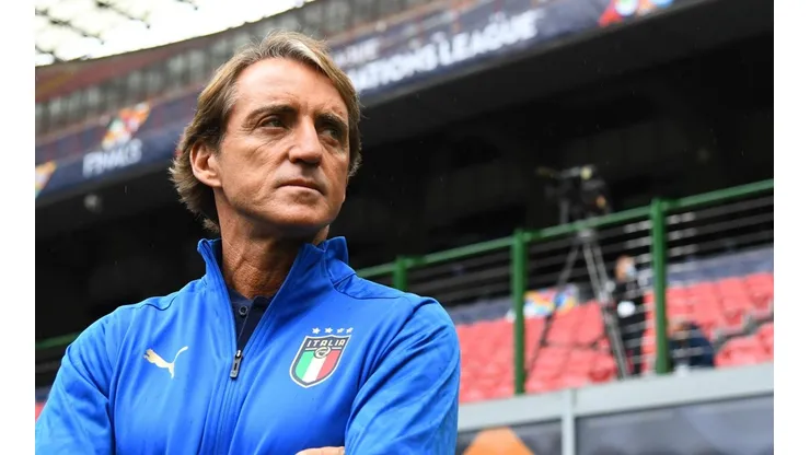 Roberto Mancini, DT de Italia.