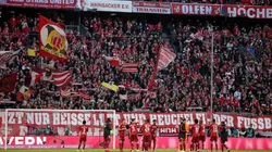 Fans del Bayern Munich en el Allianz Arena.