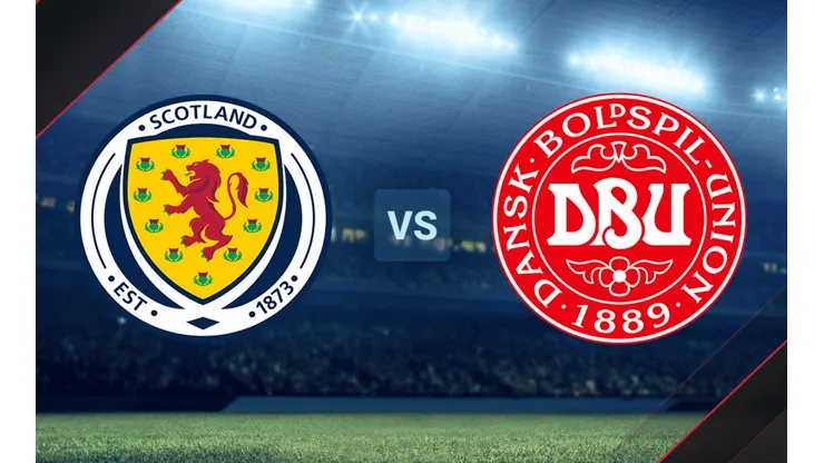 Escocia y Dinamarca se enfrentan por las Eliminatorias UEFA.