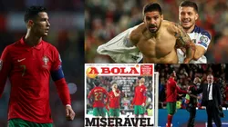 Cristiano Ronaldo y algunas de las imágenes más representativas del Portugal vs. Serbia de anoche.