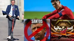 Algunos de los memes tras España vs. Suecia y Portugal vs. Serbia.