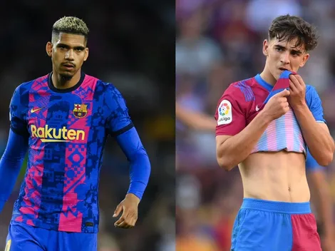Máxima preocupación en Barcelona por Gavi y Araújo