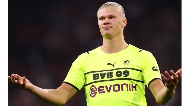 Erling Haaland, delantero del Borussia Dortmund.