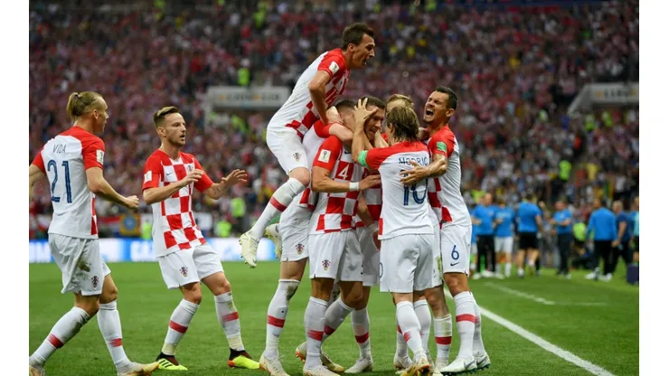 Jugadores de Croacia en Rusia 2018.