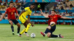 Imágenes del España vs. Suecia de la pasada Eurocopa.