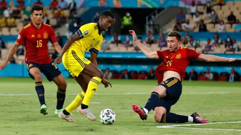 Imágenes del España vs. Suecia de la pasada Eurocopa.