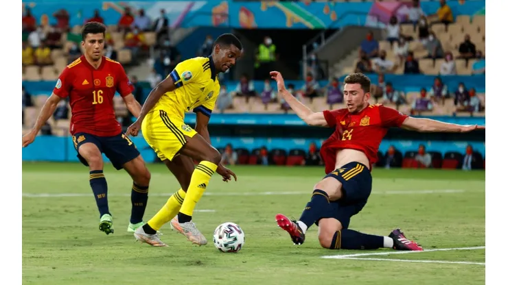 Imágenes del España vs. Suecia de la pasada Eurocopa.