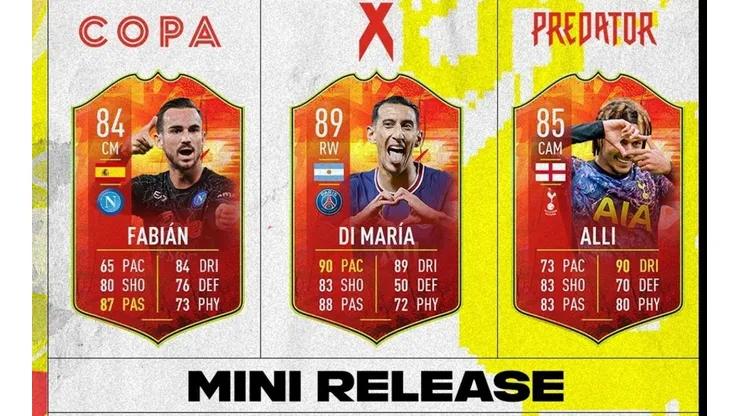 Di María recibe su carta especial del evento Numbers Up en el FIFA 22